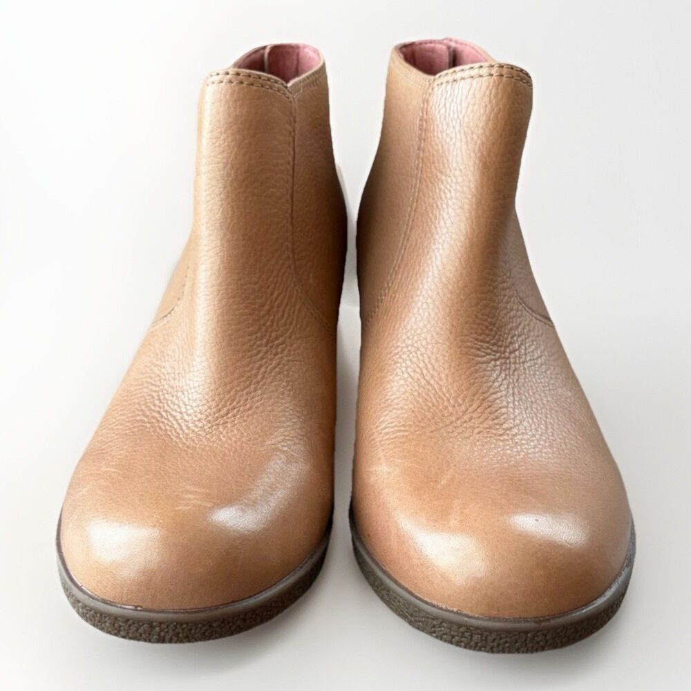 Dansko Becki Women's Waterproof Tan Leather Ankle Boots Booties Size 41 - Picture 3 of 10